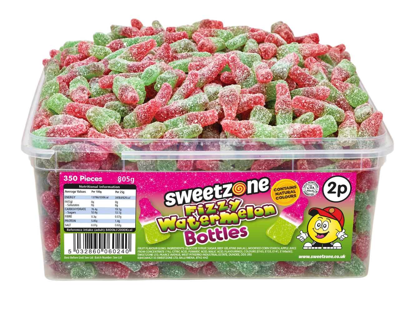 Fizzy Watermelon Bottles