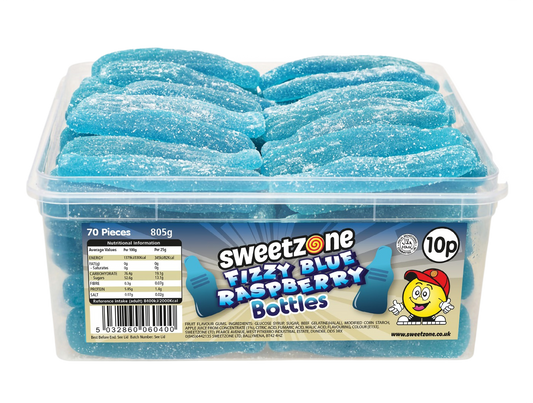 Giant Fizzy Blue Raspberry Bottles