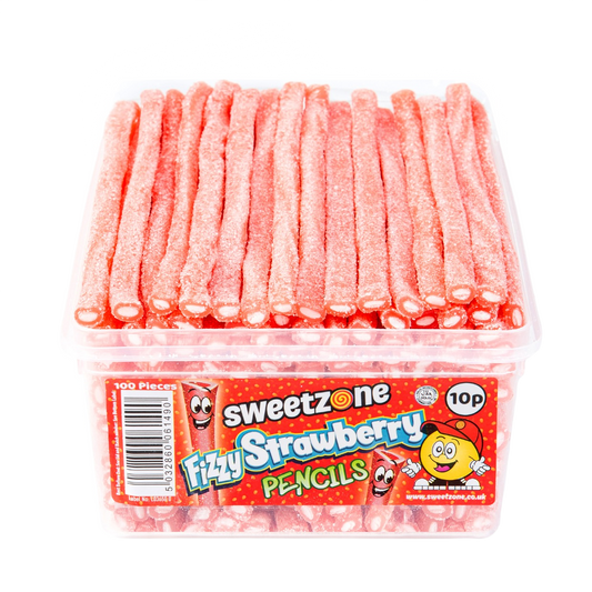 Fizzy Strawberry Pencils