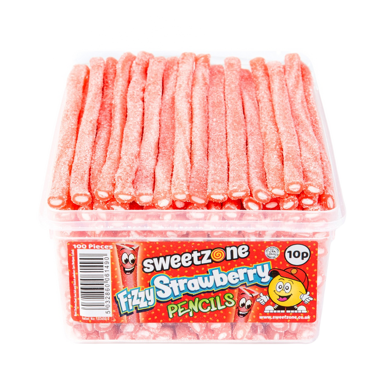 Fizzy Strawberry Pencils