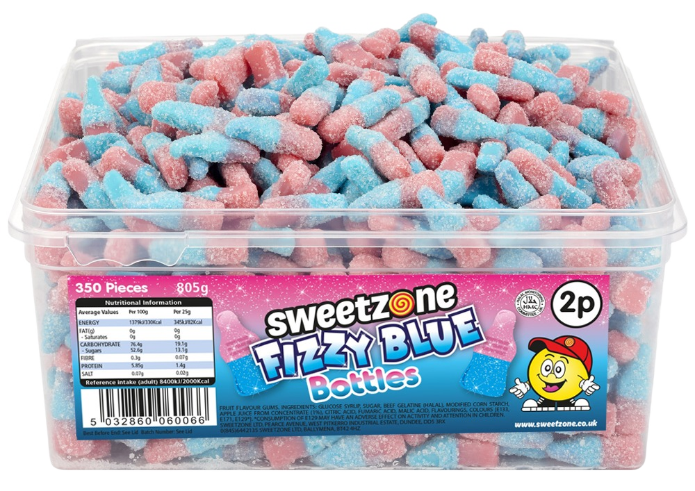 Fizzy Blue Bottles