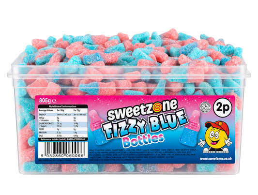 Fizzy Blue Bottles