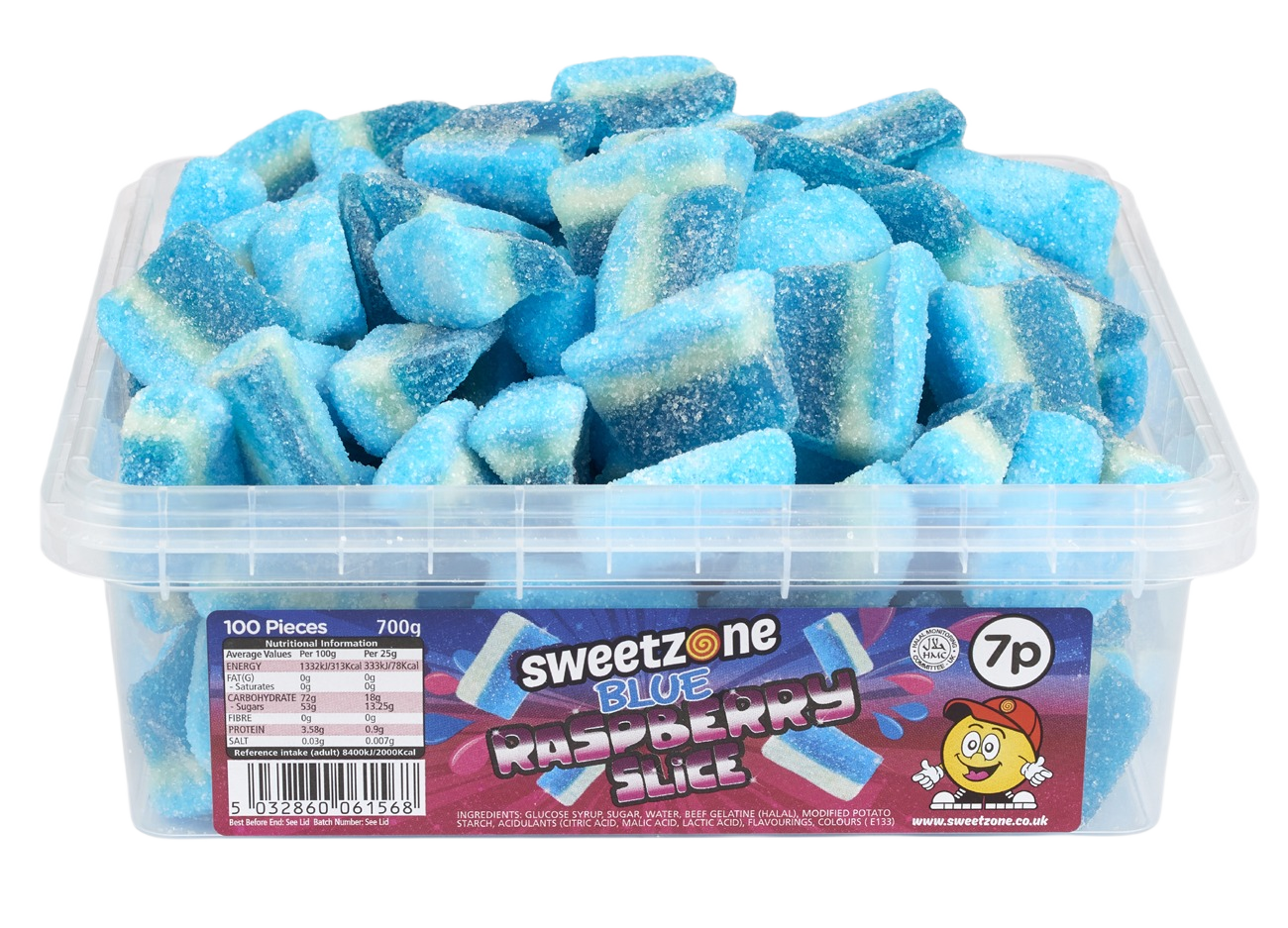 Blue Raspberry Slices