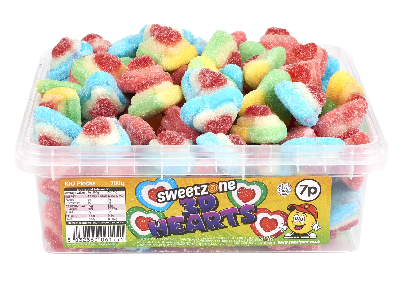 Fizzy 3D Hearts