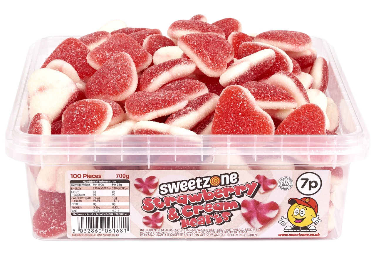 Strawberry & Cream Hearts