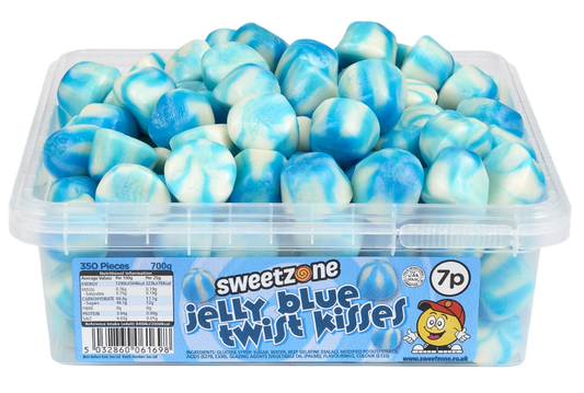 Jelly Blue Twist Kisses