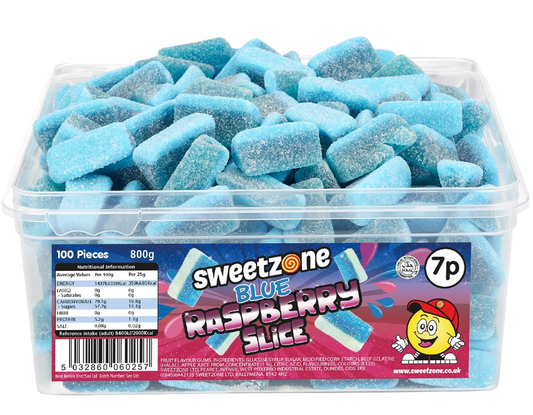 Blue Raspberry Slices