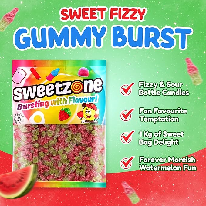Fizzy Watermelon Bottles