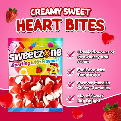 Strawberry & Cream Hearts