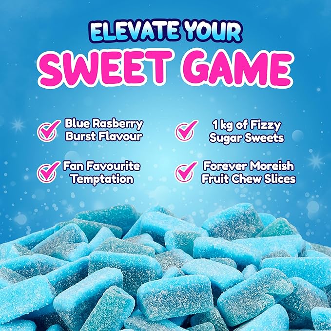 Blue Raspberry Slices