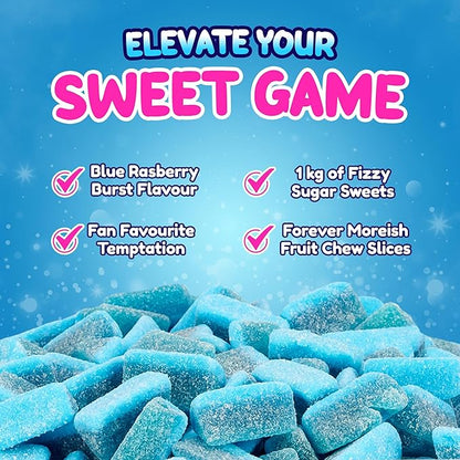 Blue Raspberry Slices