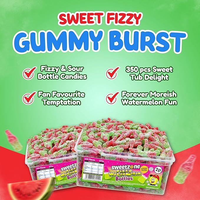 Fizzy Watermelon Bottles