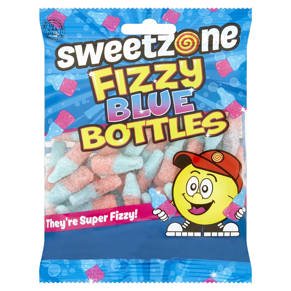 Fizzy Blue Bottles 90g