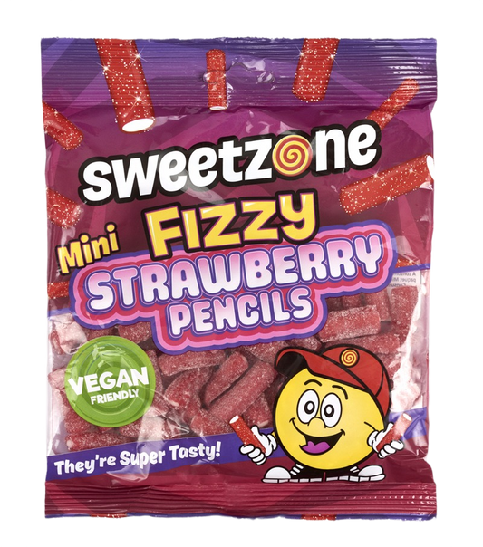 Mini Fizzy Strawberry Pencils