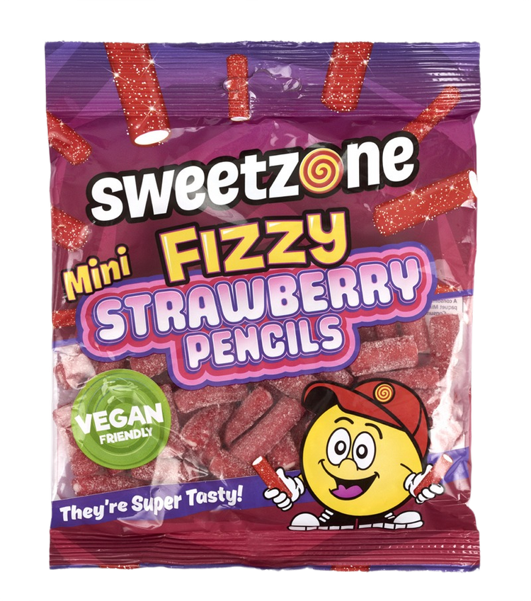 Mini Fizzy Strawberry Pencils