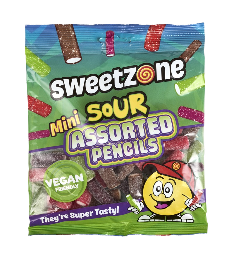 Mini Sour Assorted Pencils