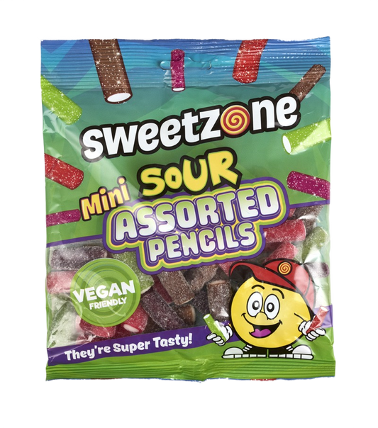 Mini Sour Assorted Pencils