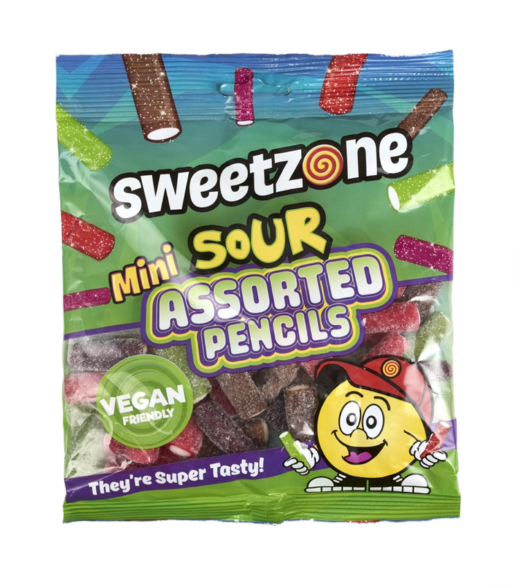 Mini Sour Assorted Pencils