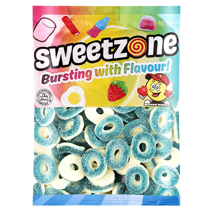 Sour Blue Raspberry Rings